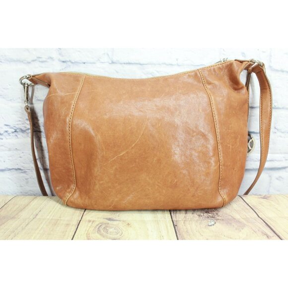 Michael Kors Brown Leather Crosby Shoulder Crossbody Bag - Picture 2 of 12